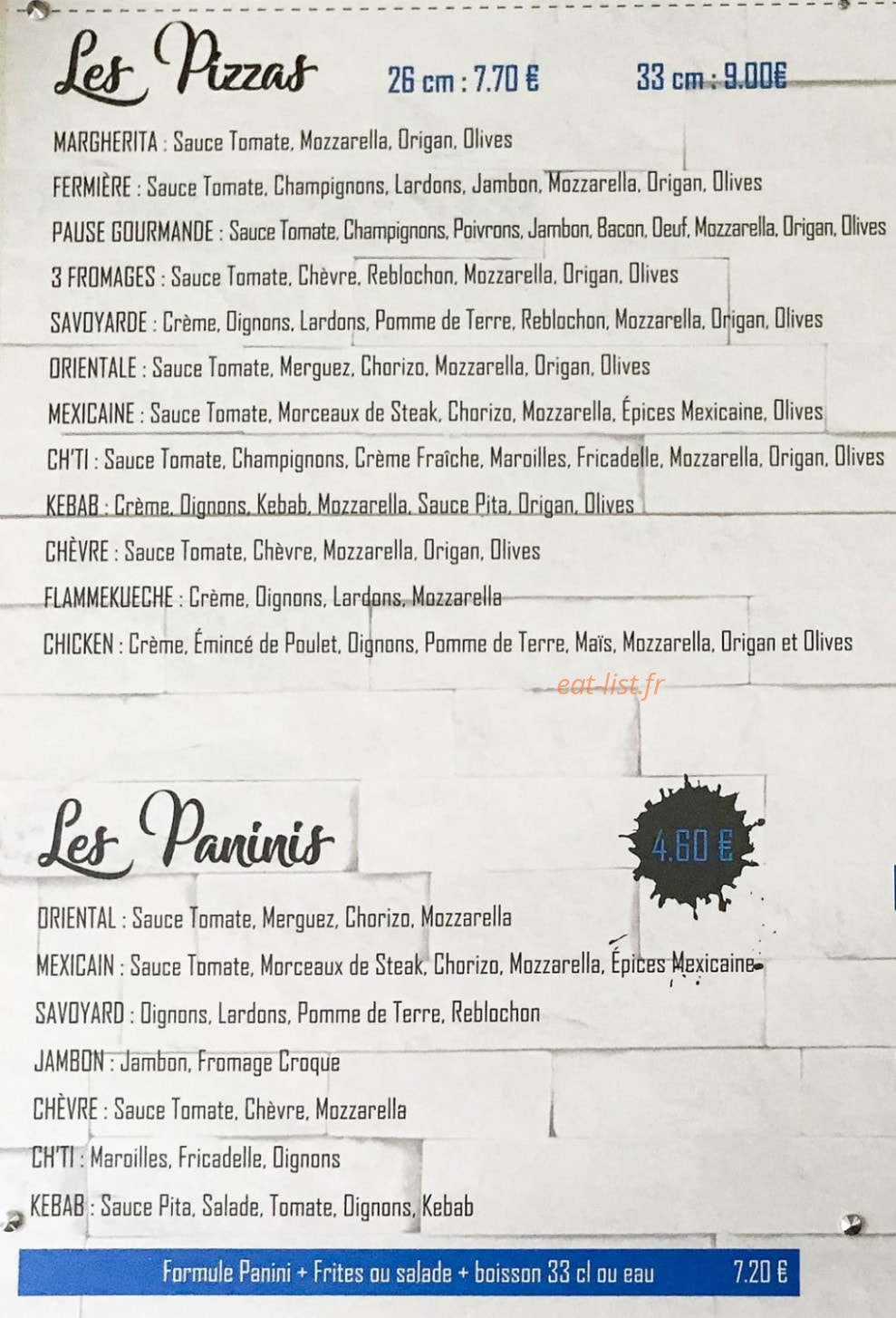 La Pause Gourmande — carte page 3