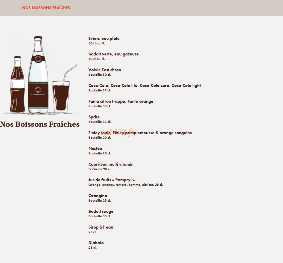 Le Comptoir du Malt — carte page 14