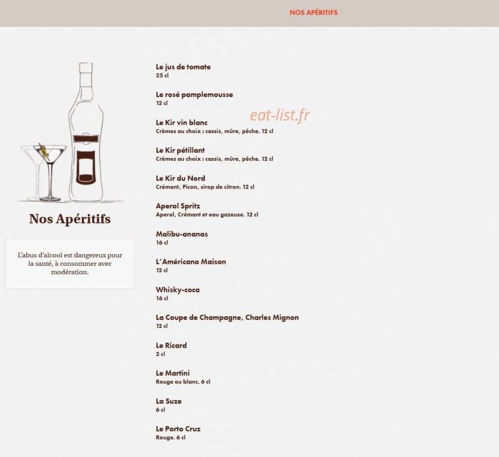 Le Comptoir du Malt — carte page 13