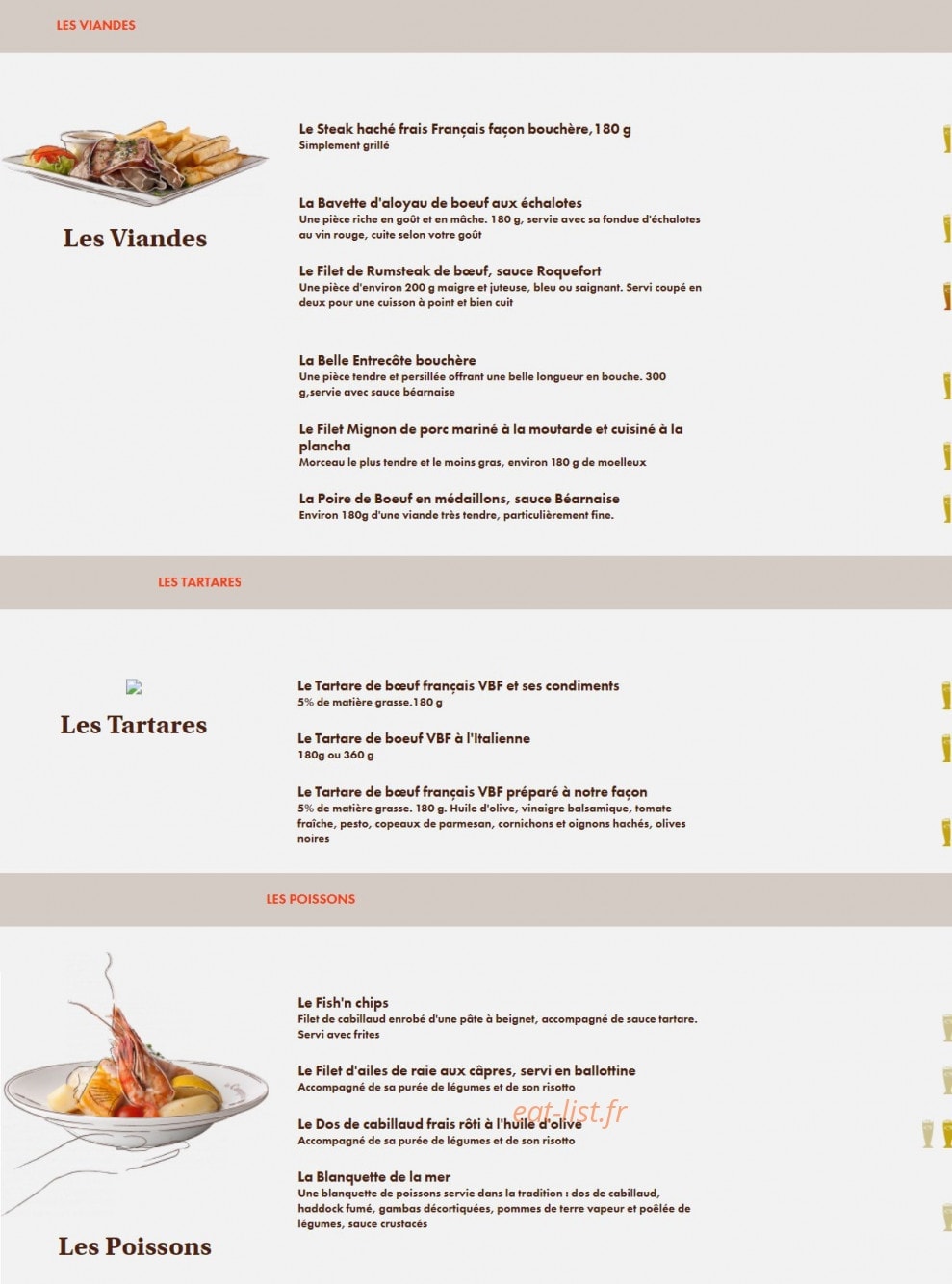 Le Comptoir du Malt — carte page 5
