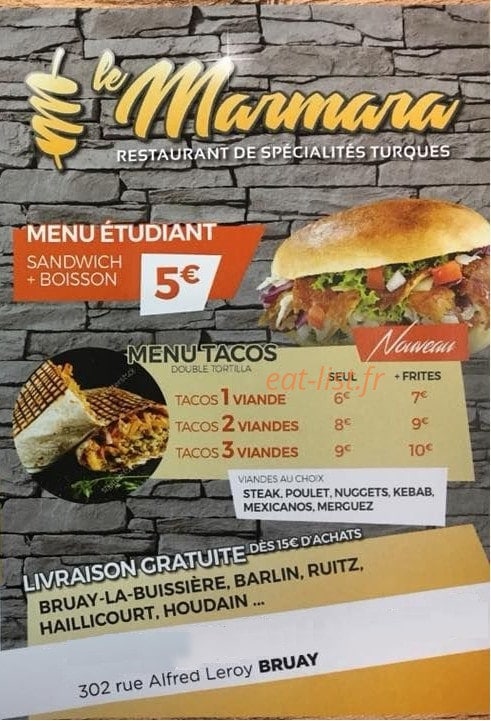 Le Marmara — carte page 1