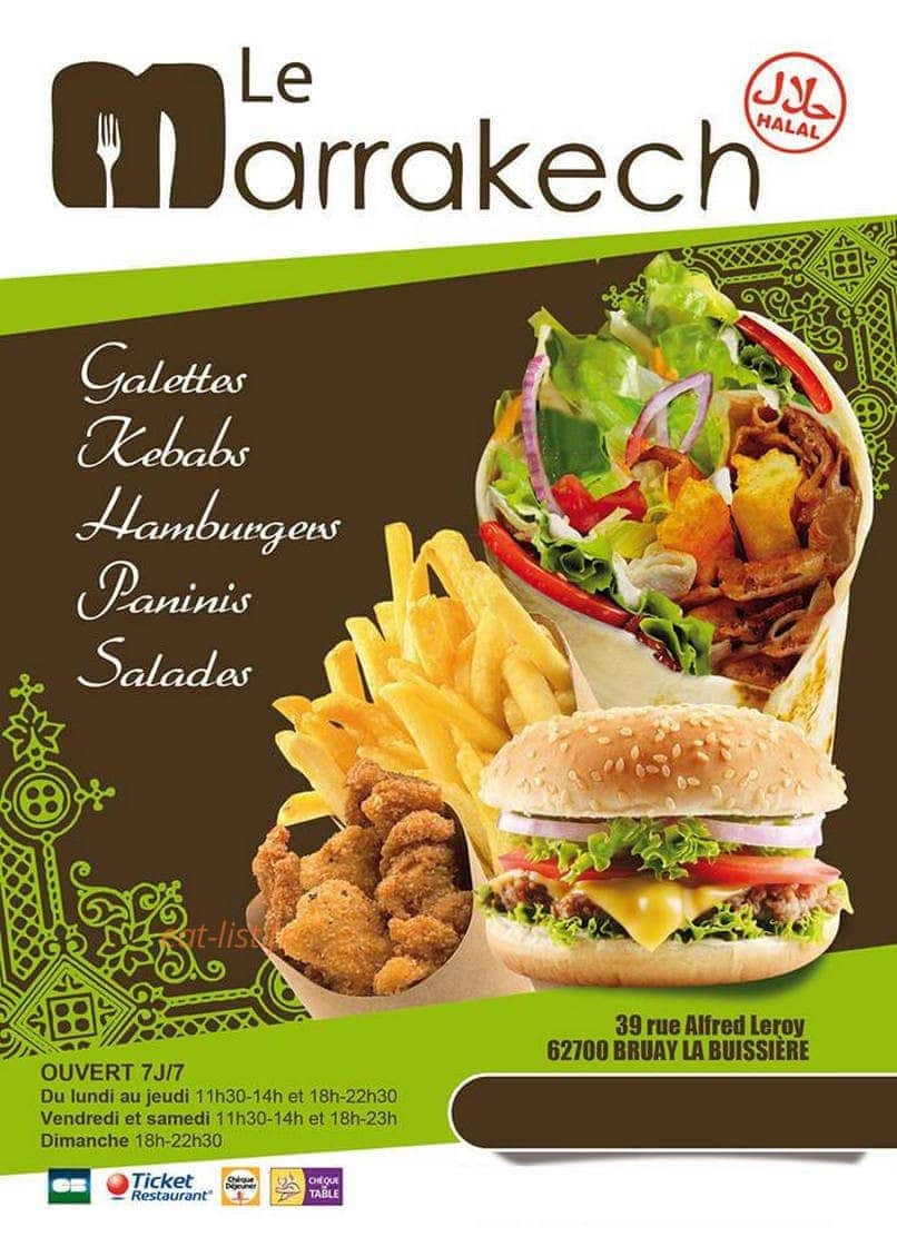 Le Marrakech — carte page 1