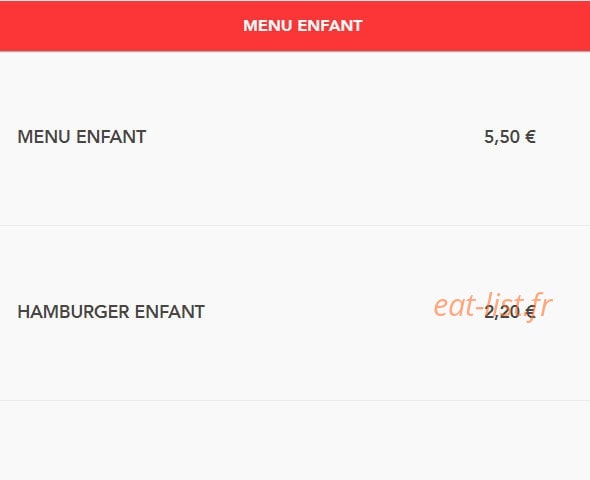 Chri's Burger — carte page 7