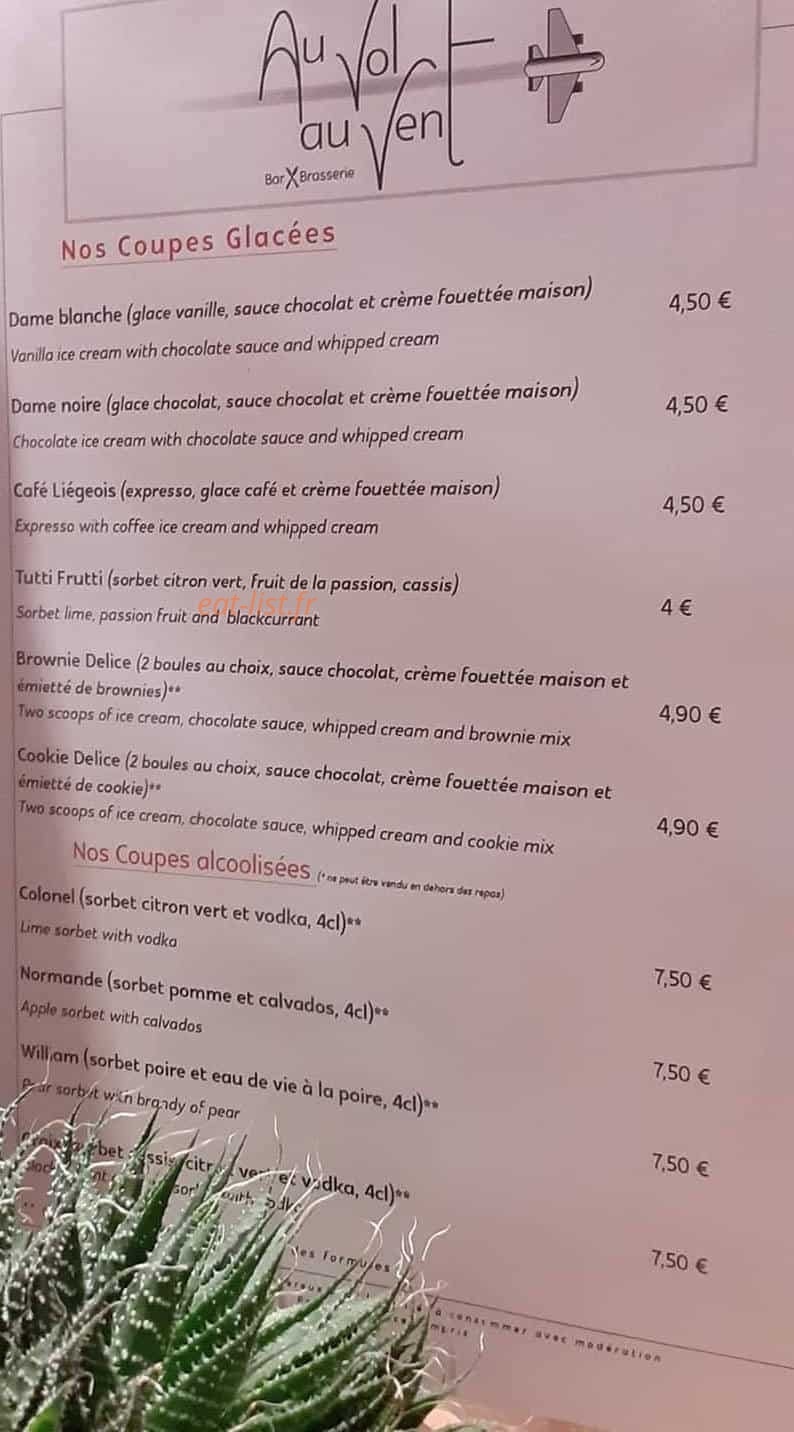 Au vol au vent — carte page 4
