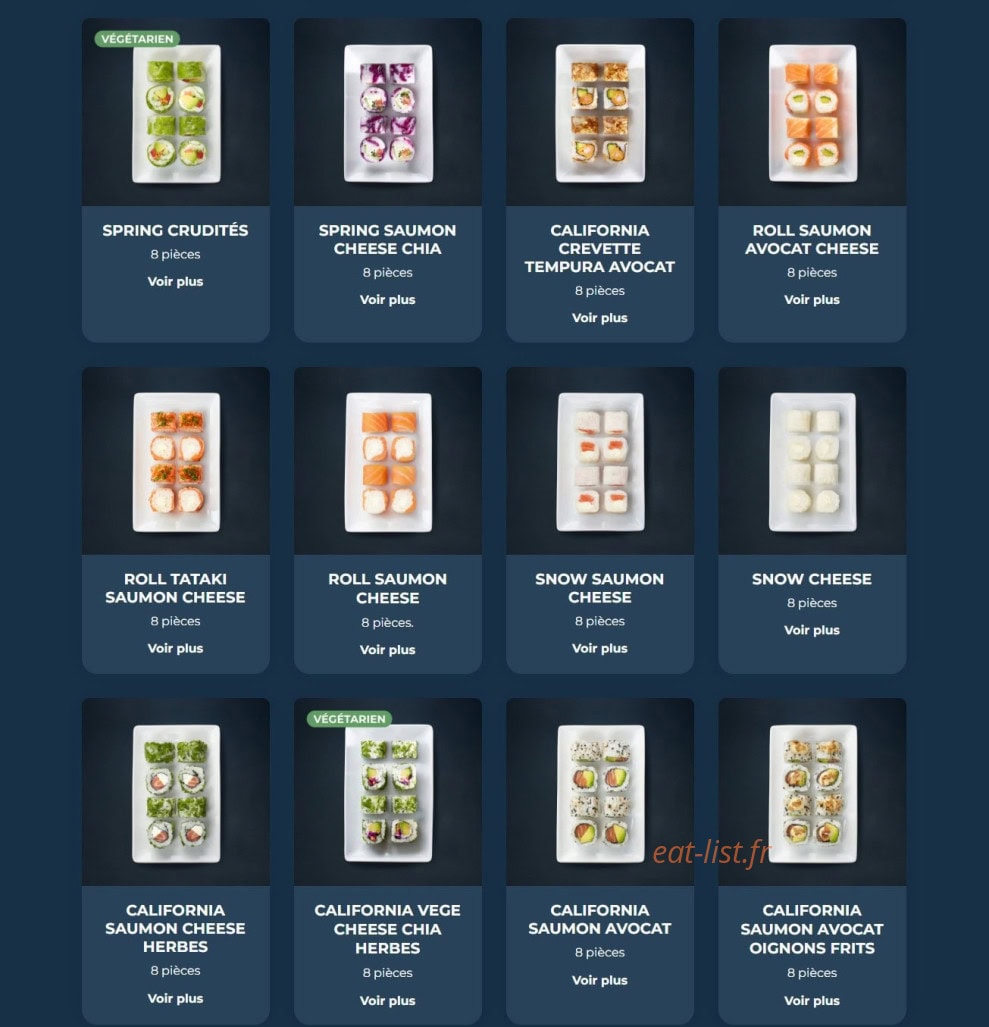 Taobento — carte page 8