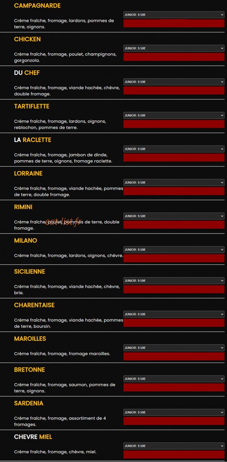 Be Bop City — carte page 4