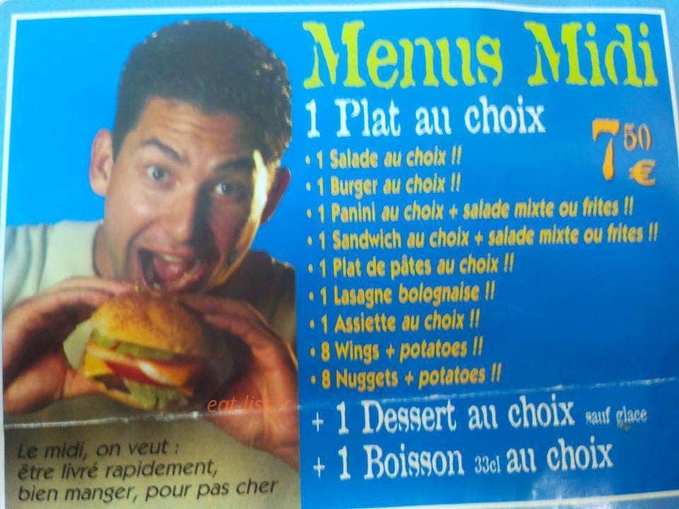 Andiamo pizza — carte page 1