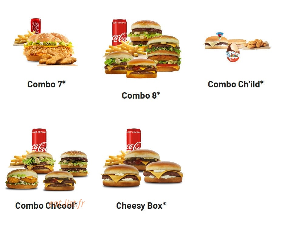 Chamas Burger — carte page 4