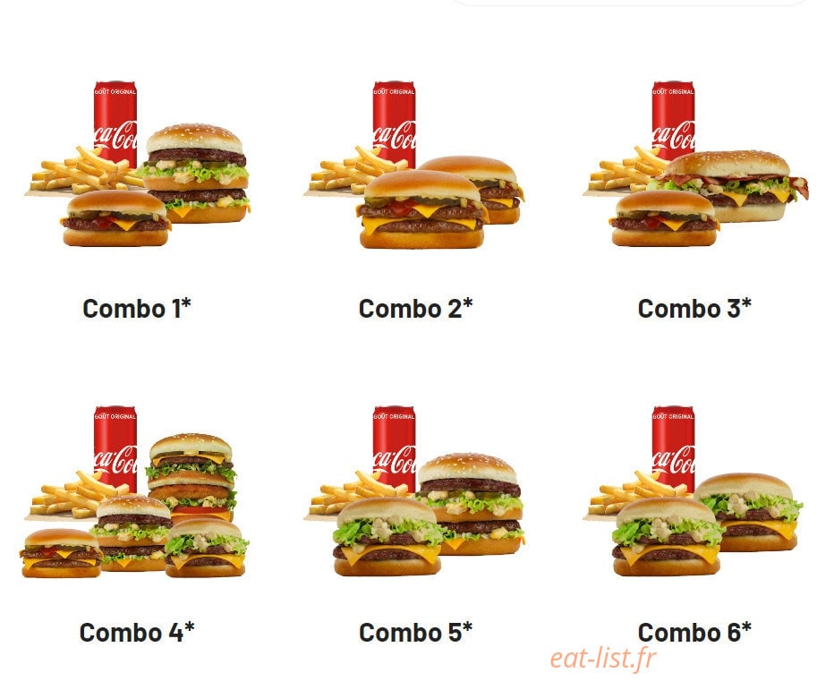 Chamas Burger — carte page 3