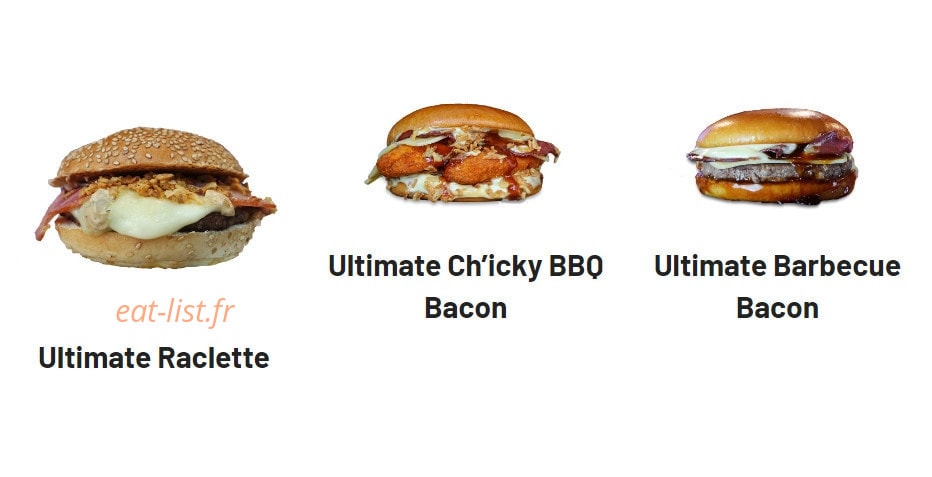 Chamas Burger — carte page 2