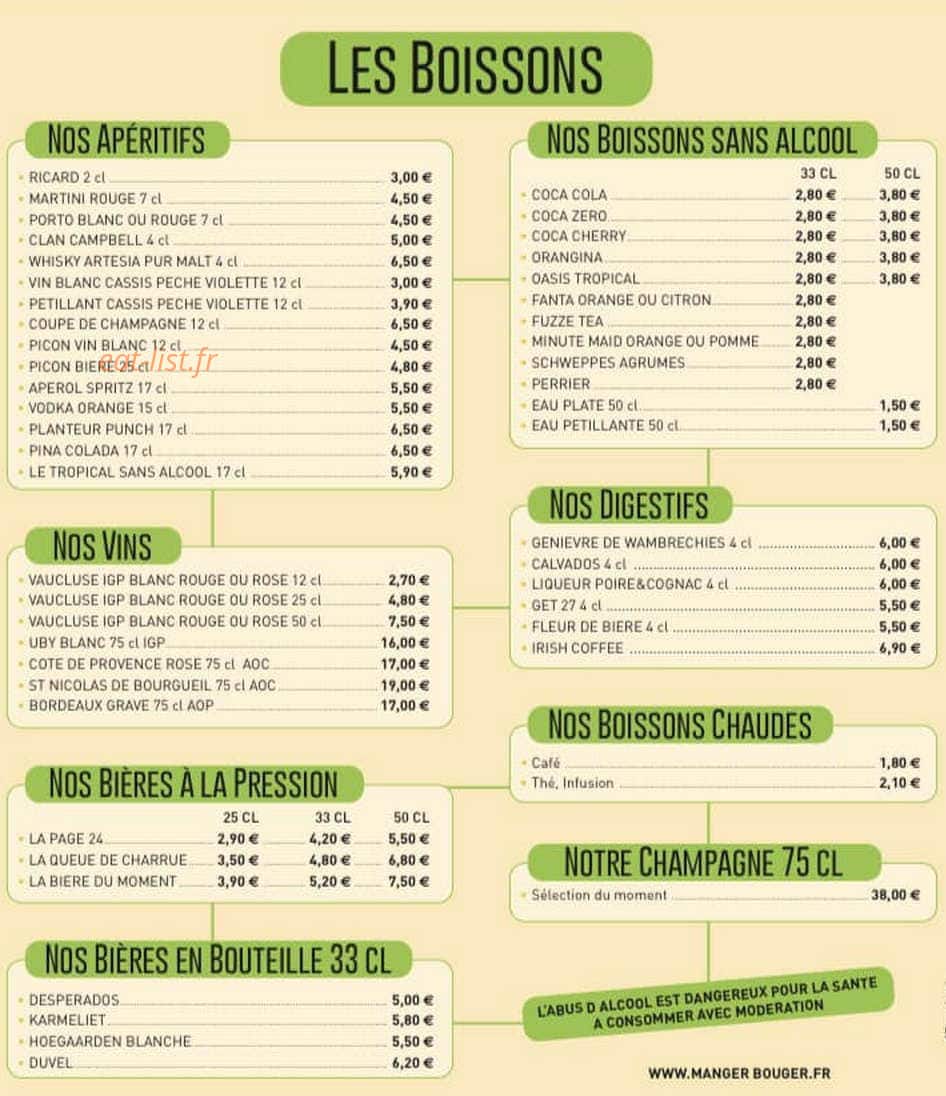 French Fries Diner — carte page 5