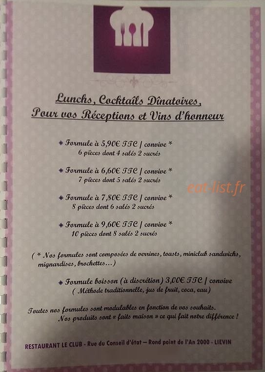 Le club — carte page 2