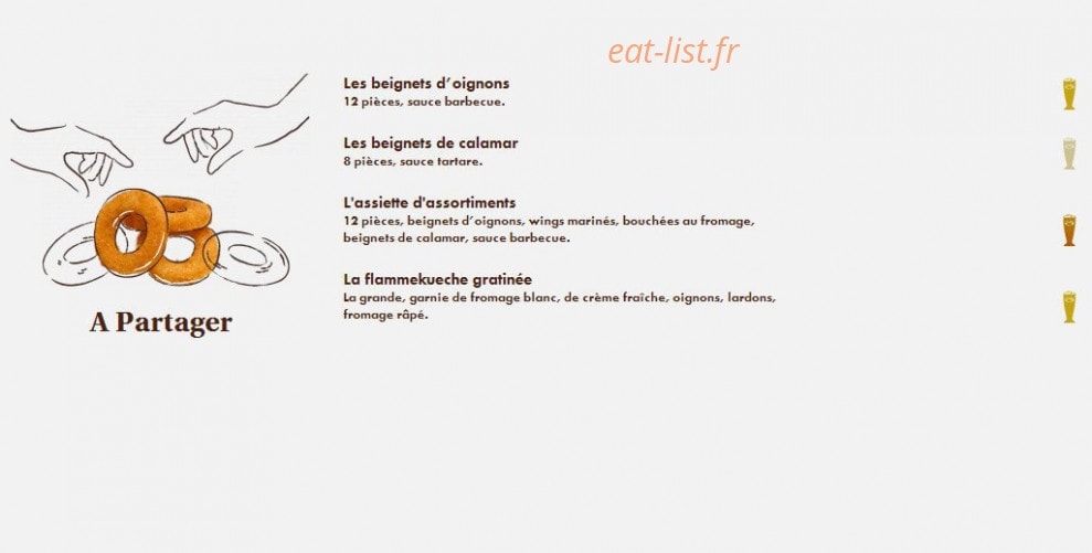 Le Comptoir du Malt — carte page 4
