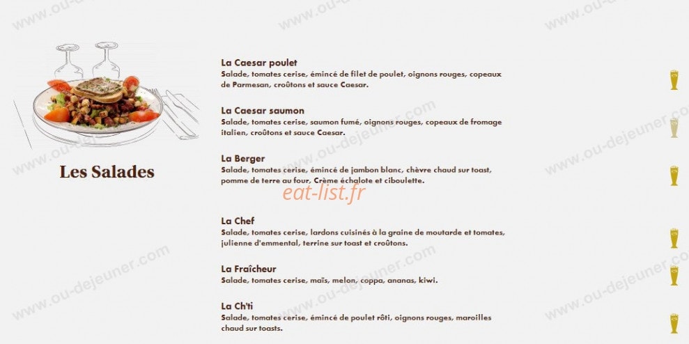 Le Comptoir du Malt — carte page 10