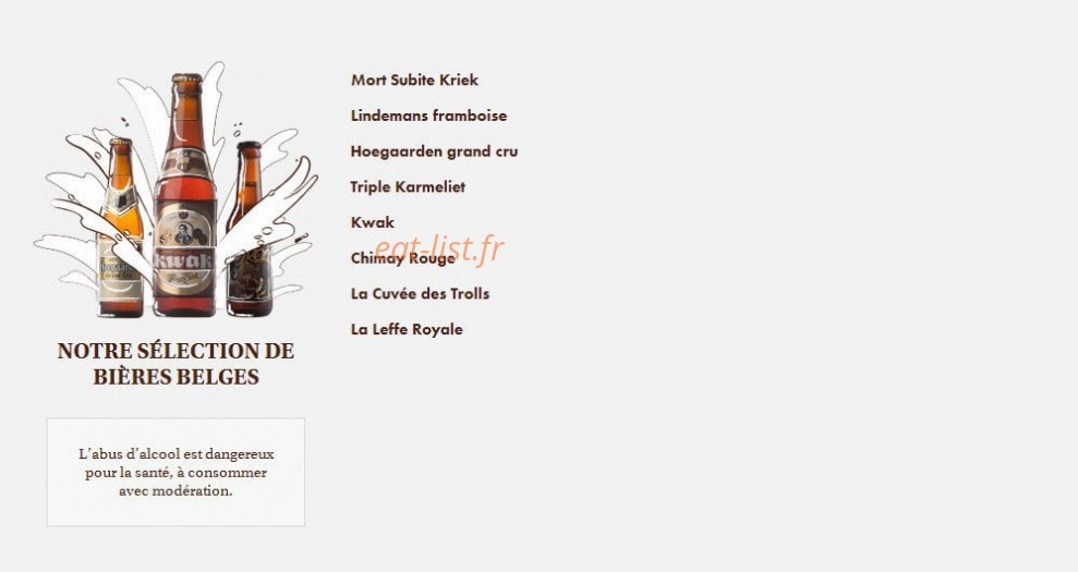 Le Comptoir du Malt — carte page 37