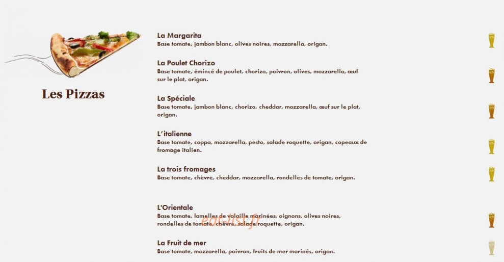 Le Comptoir du Malt — carte page 16