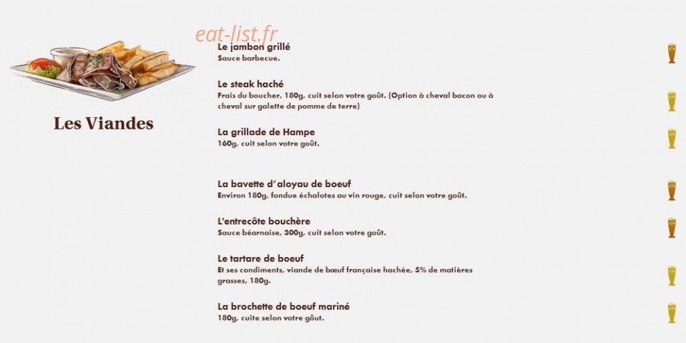 Le Comptoir du Malt — carte page 7