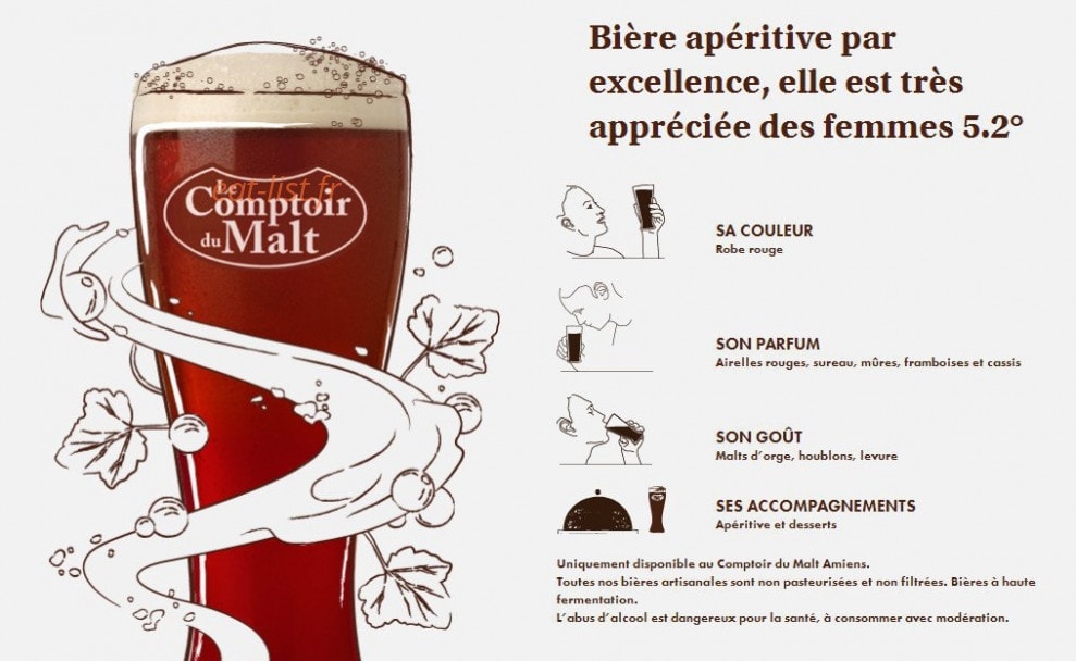 Le Comptoir du Malt — carte page 34
