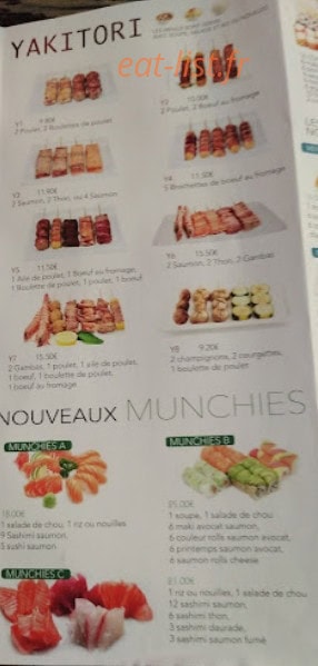 Love sushi — carte page 7