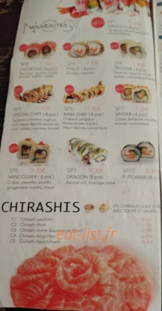Love sushi — carte page 6
