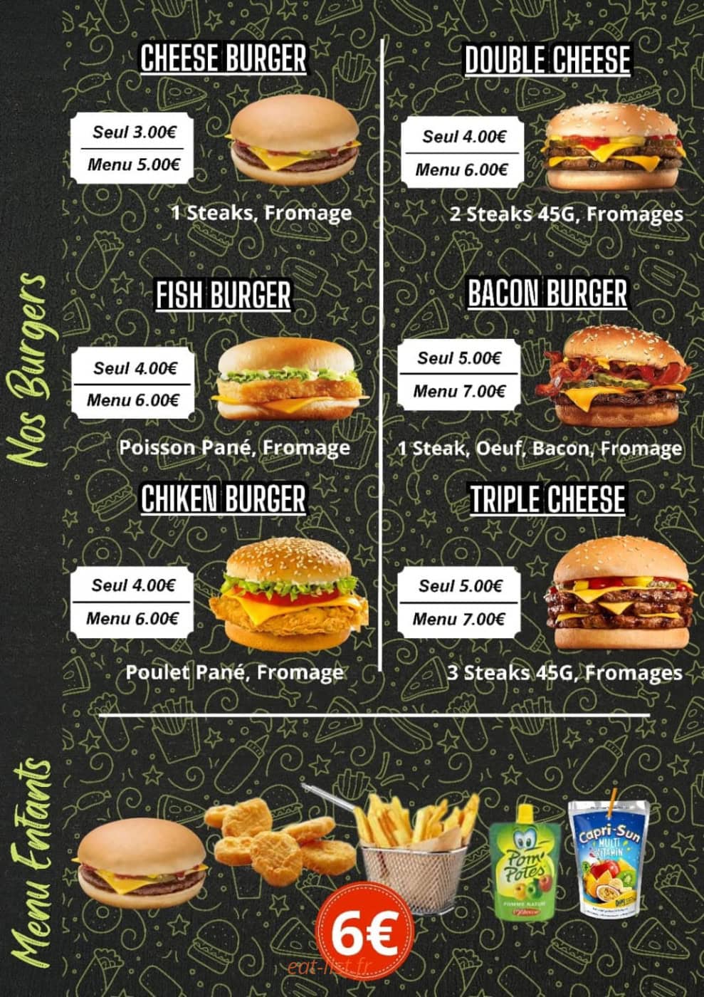 Snack discount — carte page 2