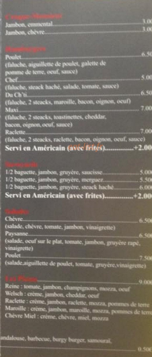 La Riviera — carte page 2