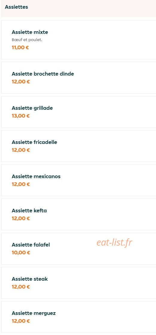 ZeeLee Kebab — carte page 8