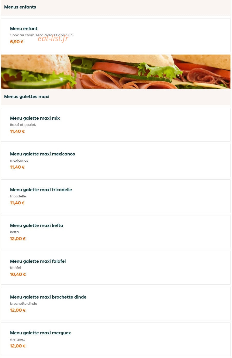 ZeeLee Kebab — carte page 6