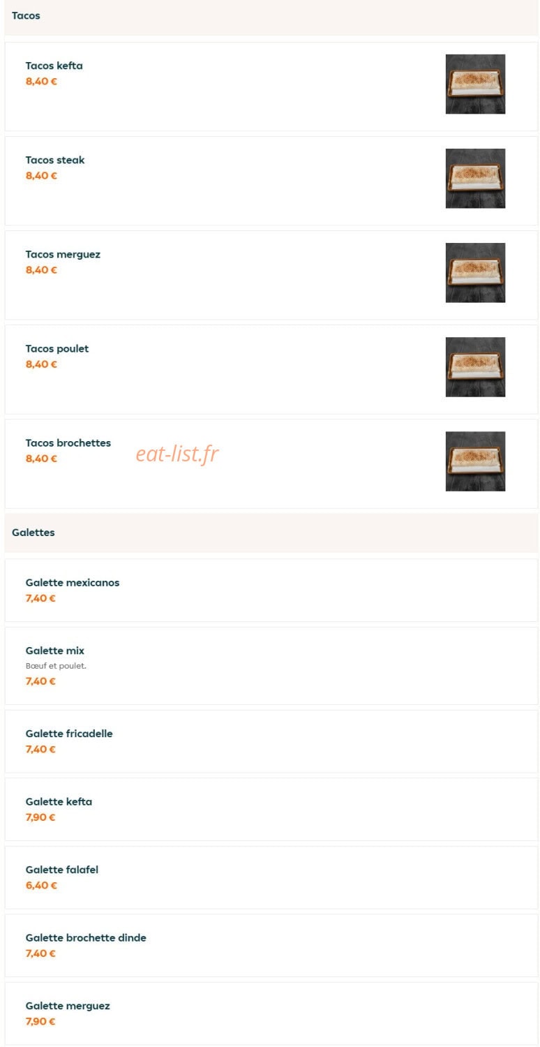 ZeeLee Kebab — carte page 12