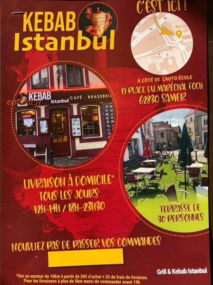 Kebab istanbul — carte page 1