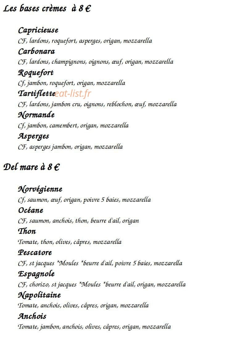 Pizza Angelo — carte page 4