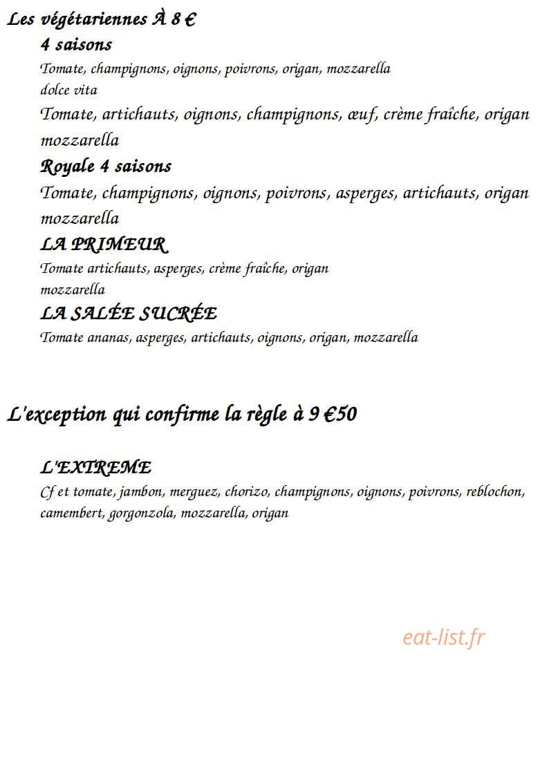 Pizza Angelo — carte page 5
