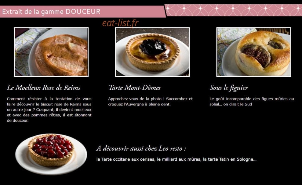 Leo Resto — carte page 4