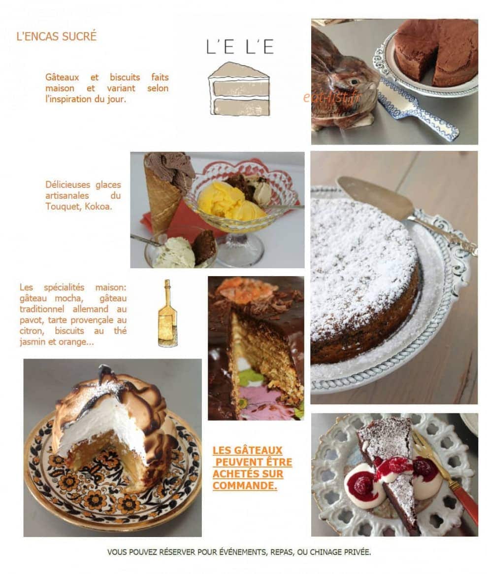 L'encas & L'échoppe — carte page 2