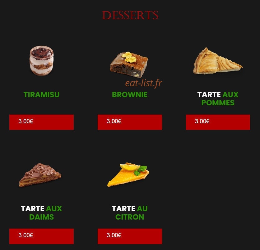 Di Roma pizza — carte page 7