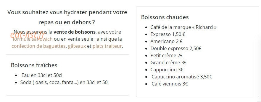 A Croquer — carte page 2