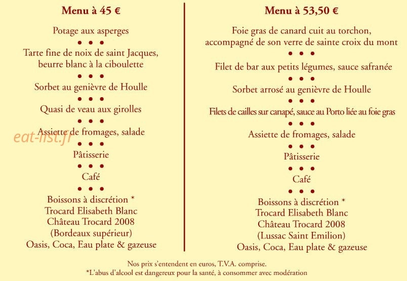 A la Ferme Loisel — carte page 4
