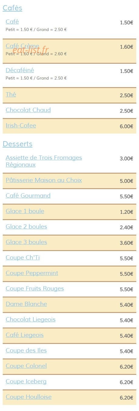 La Table Houlloise — carte page 7