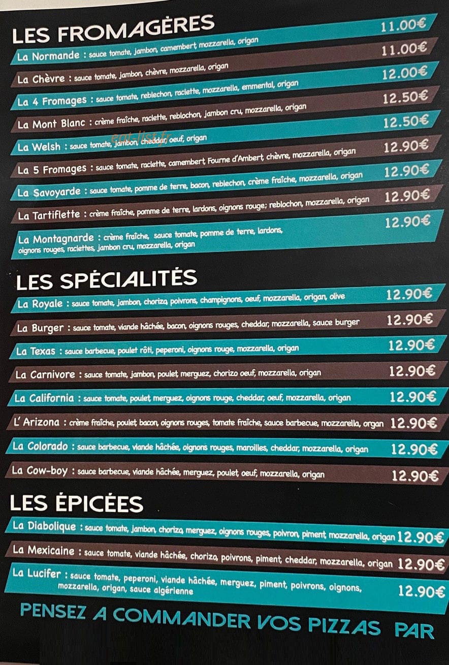 Chez Sulli — carte page 2
