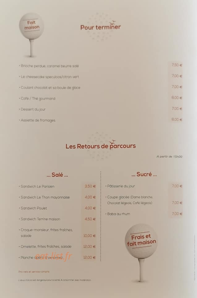 Le Back Spin — carte page 3