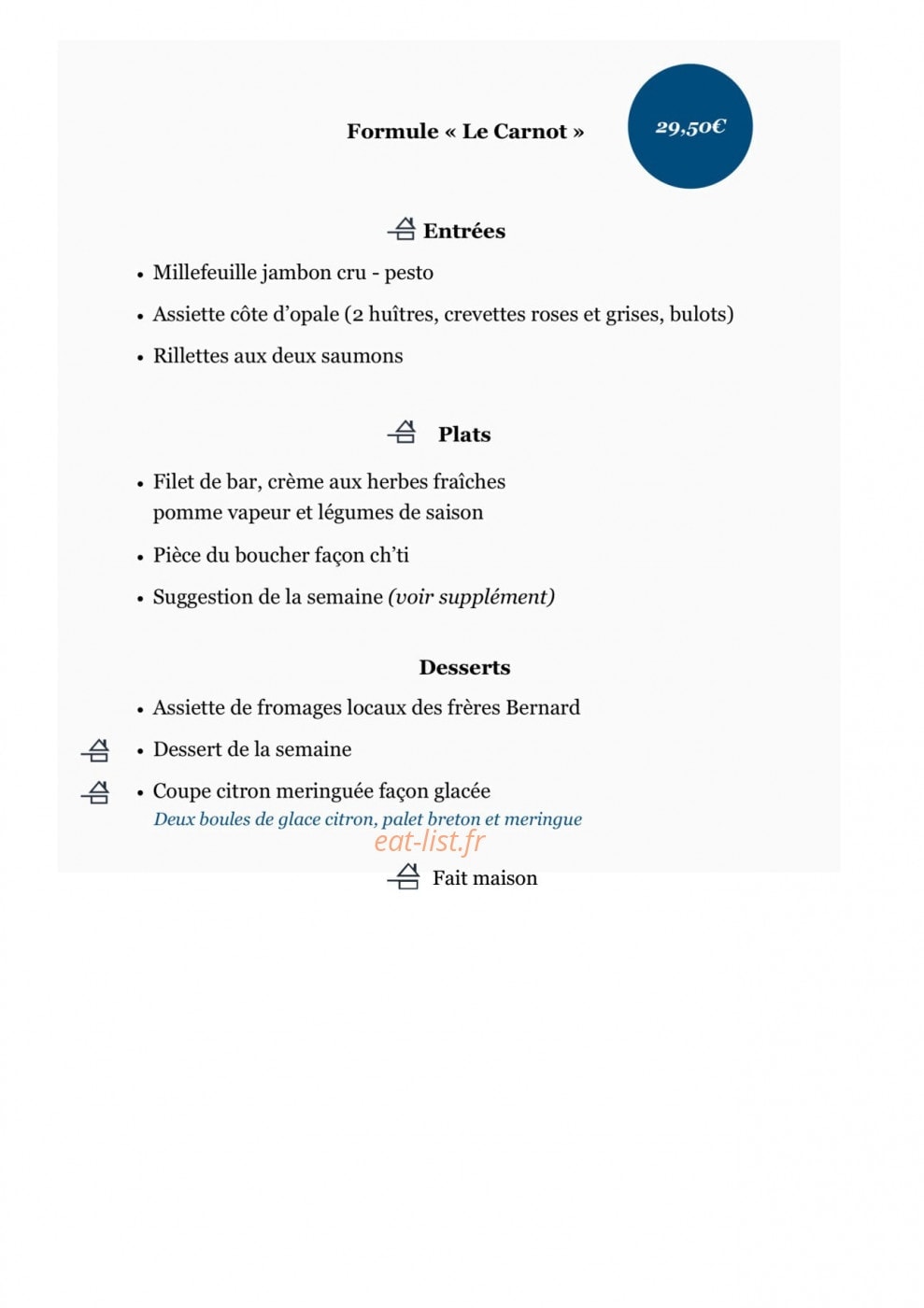 Le Carnot — carte page 10