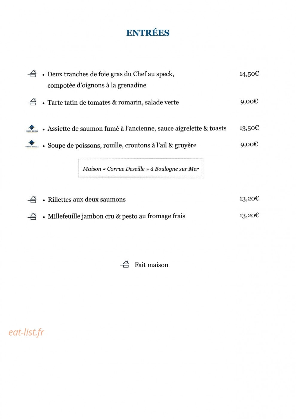 Le Carnot — carte page 2