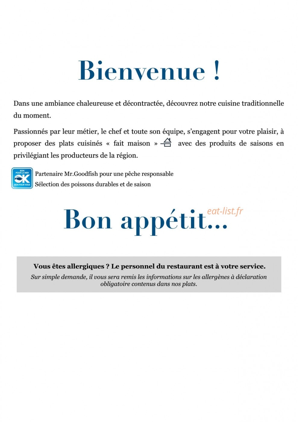 Le Carnot — carte page 1