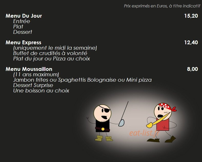 Le Pirate — carte page 1