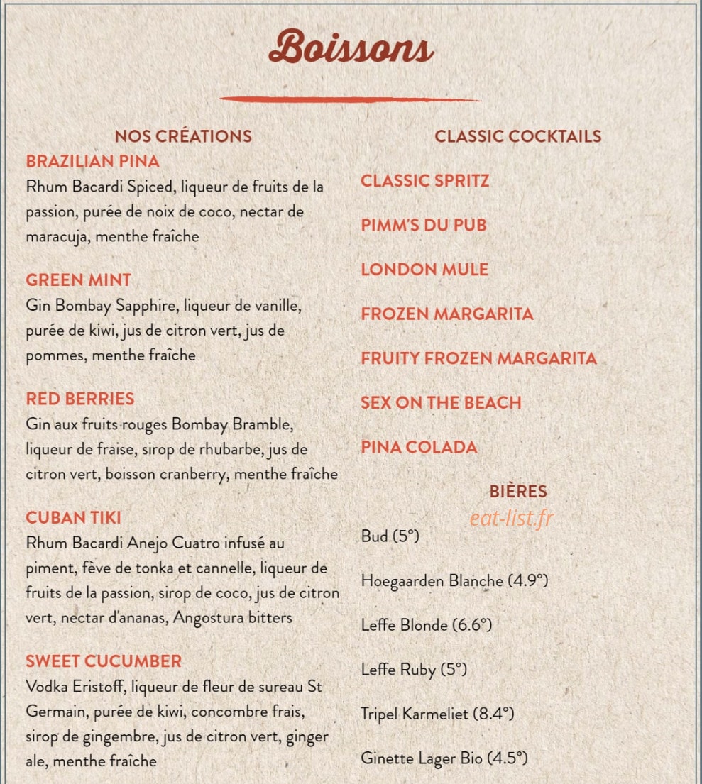Au Bureau — carte page 8