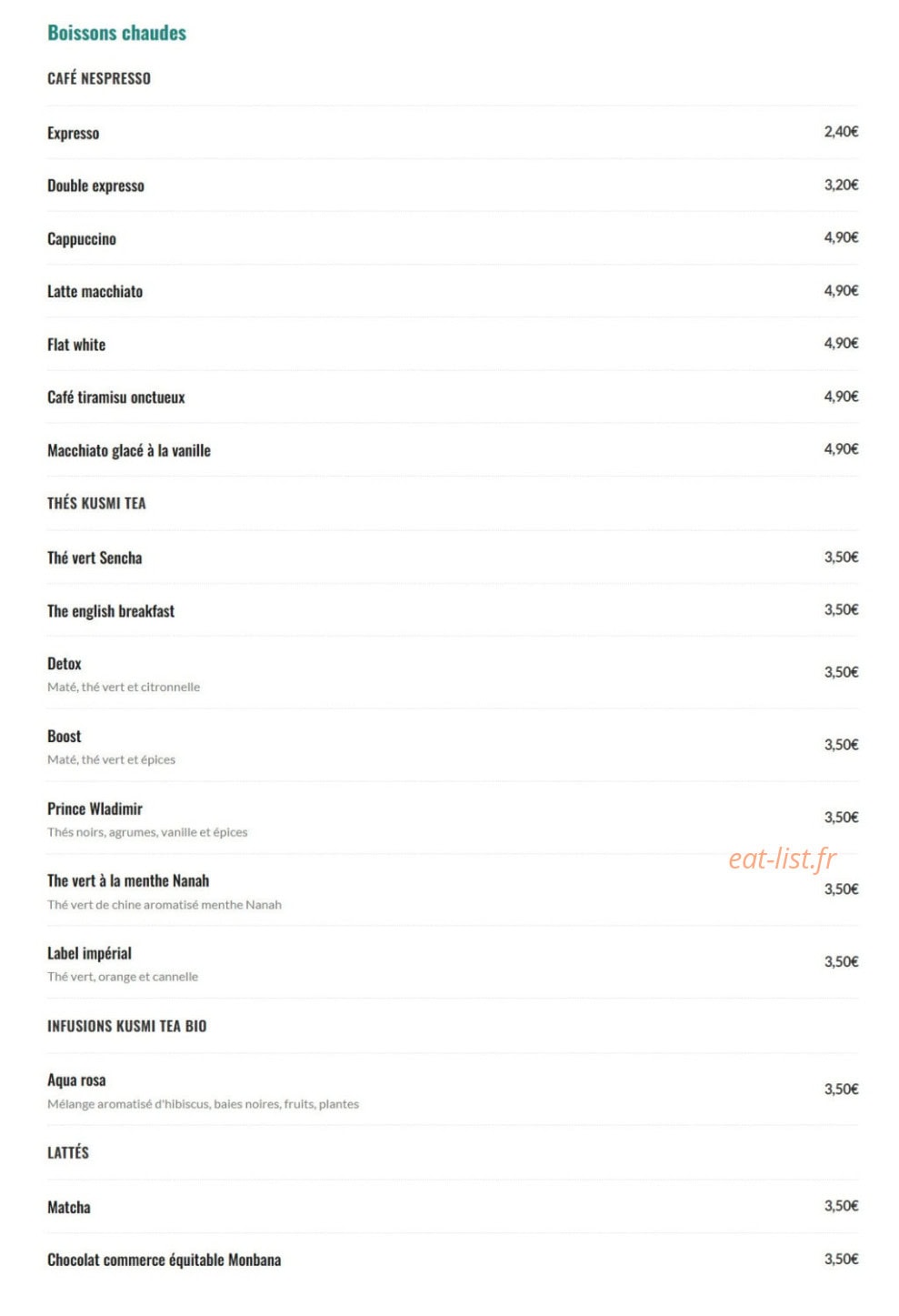 Bleu — carte page 9