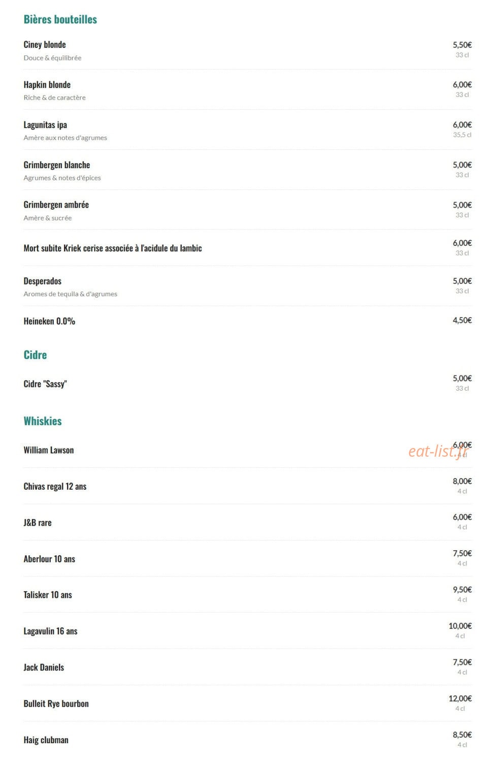 Bleu — carte page 5