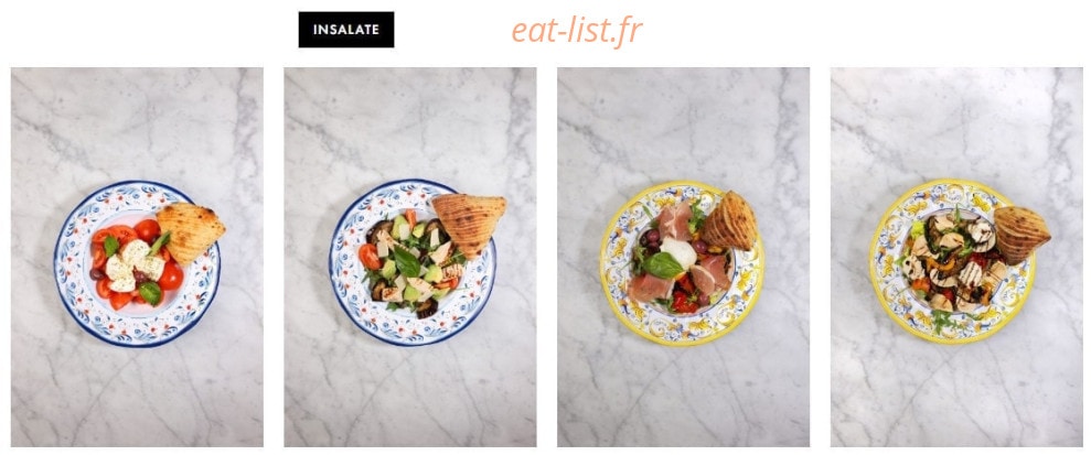 Carte et menu de Italian Trattoria à Noyelles Godault — Les salades