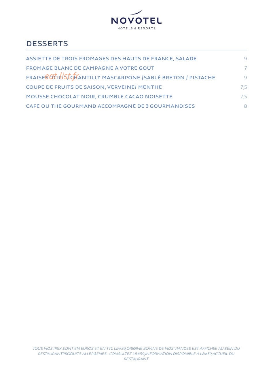 N'Café — carte page 2
