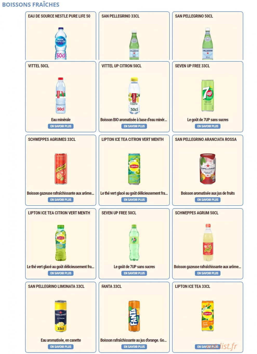 Pomme de Pain — carte page 10